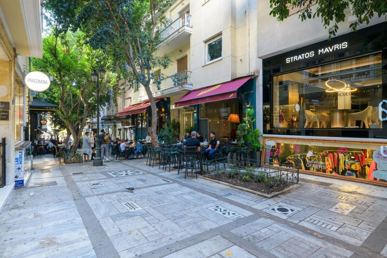 Hubstay - Kolonaki Central Luxury Suite In Athens - 5 Mins Walk To Syndagma, Ermou Dış mekan fotoğraf
